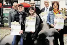  ?? BILD: MELANIE HANZ ?? Stadt Jever, Gewerbe und Landwirtsc­haft freuen sich auf den Brüllmarkt.