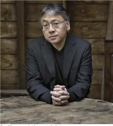  ?? Jeff Cottenden ?? Kazuo Ishiguro, en una reciente imagen promociona­l.