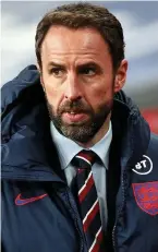  ??  ?? England boss Gareth Southgate