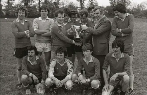  ??  ?? The 1980 Ross Celtic league champions. Included are: Jackie Power, Derek O’Keeffe, John Bennett, Pat Shannon, Tom Pancho Dunphy, M McDonald, Robbie Bennett, Sammy Bennett, Michael Brennan and Michael Maddock.