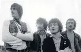  ?? GETTY ?? Fleetwood Mac guitarist Peter Green, second from left, with Mick Fleetwood, left, Jeremy Spencer and John McVie in 1968. Green died Saturday at 73.