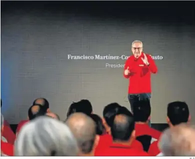  ?? M. G. ?? Francisco Martínez-Cosentino, presidente y CEO de grupo Cosentino.