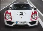 ??  ?? The Porsche 918 Spyder: “scarcity value”