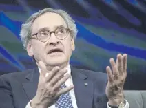  ?? VICTOR J. BLUE/BLOOMBERG ?? Michael Sabia, chief executive of the Caisse de dépôt et placement du Quebec, says the “health and strength of countries where we invest” is a priority for the pension fund.