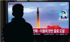  ?? BILD: SN/IMAGO ?? Seit dem 25. September hat Nordkorea sechs Mal Raketen gestartet.