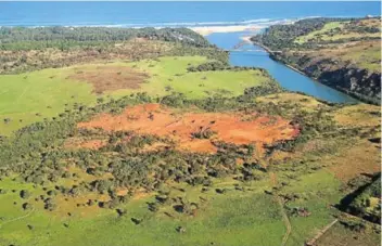  ??  ?? An aerial view of Red Desert Nature Reserve. Picture: Red Desert Nature Reserve Trust