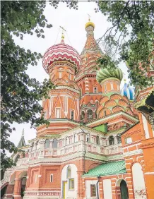  ?? PHOTOS: IRENE SEIBERLING AND MARLON MARSHALL ?? Moscow’s historic Red Square, set in the heart of the buzzing metropolis, is home to the iconic Saint Basil’s Cathedral. The 800-year-old Kremlin is also a must-see.