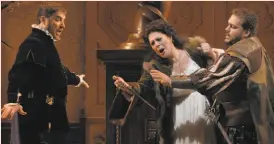  ?? Dan Rest / Lyric Opera of Chicago ?? Verdi's “Ernani,” seen here in a Lyric Opera of Chicago production, was set to be performed by S.F. Opera this month.