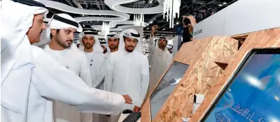  ?? — Wam ?? Sheikh Maktoum bin Mohammed bin Rashid Al Maktoum, Deputy Ruler of Dubai, visiting Gitex Technology Week on Wednesday.
