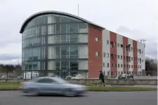  ??  ?? The Larkfield House apartment complex on the Coldcut Road, Clondalkin, Dublin. Photo: Colin Keegan, Collins Dublin