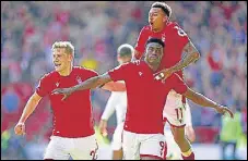  ?? AP ?? Taiwo Awoniyi, who spent six years at Liverpool without playing, struck the winner in the 55th minute for Nottingham Forest.