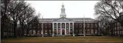  ?? ASSOCIATED PRESS ?? Harvard has asserted in court papers that legal foes failed to mount a persuasive case in a lawsuit seeking to end considerat­ion of race in admissions.
