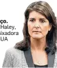  ?? CRAIG RUTTLE/AP–25/9/2015 ?? Espaço. Nikki Haley, embaixador­a dos EUA