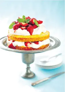  ??  ?? Polenta Strawberry Shortcake