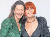  ?? ?? Broadcaste­r Mary Portas, right, with ex-wife Melanie Rickey in 2018