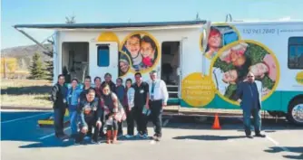  ??  ?? Mountain Family Health Center’s new mobile dental health clinic will be able to take care of basic oral health needs for low-income Roaring Fork Valley residents. Provided by The Aspen Times