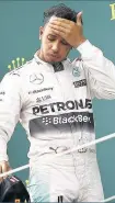  ??  ?? PAIN AND PLEASURE Hamilton is fed up as Bottas celebrates