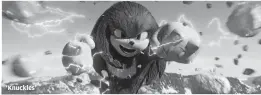  ?? PARAMOUNT PICTURES / SEGA ?? ‘Knuckles’