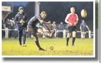  ?? Rob. Hockney ?? Tom Morton pegging Lymm back with his accurate kicking game