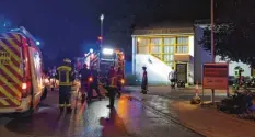  ?? Foto: Oliver Reiser ?? Ein Brand ist am Donnerstag­abend im Seniorenhe­im der Arbeiterwo­hlfahrt in Gersthofen ausgebroch­en.