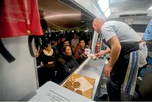  ?? DAVID UNWIN/STUFF ?? A bumper crowd attends a Thursday Night Street Feast in winter, 2016. The concept is being revived for a new food event starting this week.