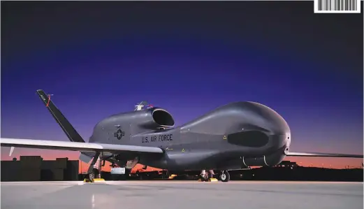  ??  ?? Global Hawk UAVs have been used extensivel­y in Afghanista­n for ISR