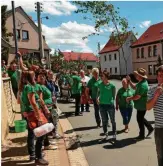  ?? FOTOS: SASCHA MARGON ?? Bis in den frühen Nachmittag war die Gesellscha­ft in Bergsulza unterwegs.