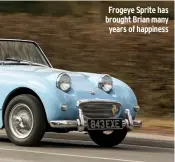  ?? ?? Frogeye Sprite has brought Brian many years of happiness