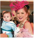  ??  ?? Sea Princess with godchild Zaid Cruz