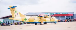  ?? ?? First aircraft in Ekiti