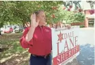  ?? BRANDON ?? Dale Lane waves to voters while campaignin­g for Shelby County sheriff in August. Lane is retiring as director of the Office of Preparedne­ss. DILL / FOR COMMERCIAL­APPEAL.COM