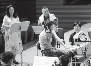  ?? PHOTO RPOVIDED TO CHINA DAILY ?? The collection Symphonic Music in China 1949-2019 is jointly launched by Shanghai Symphony Orchestra and Shanghai Music Publishing House.