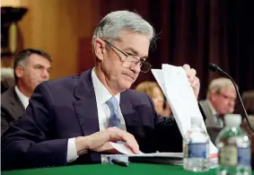  ??  ?? Jerome Powell, 65 anni, presidente della Federal Reserve