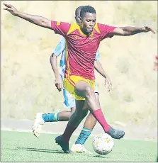  ?? ?? Young Buffaloes’ Sandile ‘ Saviola’ Gamedze.