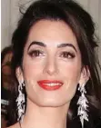  ??  ?? Amal Clooney