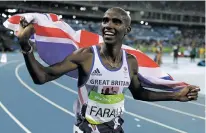  ?? JAE C. HONG/ASSOCIATED PRESS FILE PHOTO ?? Data posted by Russian-linked hackers show four-time Olympic gold medalist Mo Farah’s blood readings were once flagged by track’s governing body.