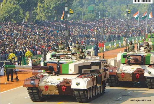  ??  ?? MBT Arjun MK-I tank