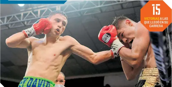  ?? FOTO: CORTESÍA ZANFER ?? El capitalino sumó otra victoria que lo confirma como una sólida promesa del boxeo mexicano. /