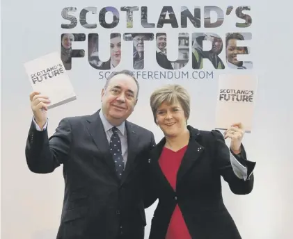  ??  ?? 0 Voters may expect the SNP to have bitter difference­s like the split between Saturgeon and Salmond supporters