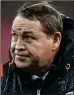  ??  ?? HEAT IS ON: Kiwis’ coach Steve Hansen