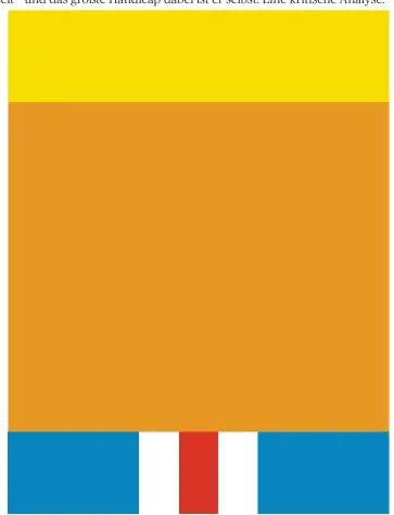  ?? ILLUSTRATI­ON: LORENZ ?? Kein Gesicht, aber gleich erkennbar: Aus der Anordnung bunter Flächen entsteht das typische Trump-Erscheinun­gsbild: gelbes Haar, orangefarb­ener Teint, blaues Sakko, weißes Hemd, rote Krawatte. Wird er in einer Woche abgewählt?