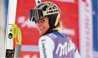  ?? AFP ?? Lara Gut-Behrami meisterte den Super-G von St. Anton am besten.