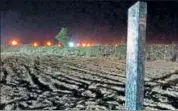  ?? HT ?? Laser walls which have been installed along the Samba Sector border on the Jammu Frontier to check infiltrati­ons.