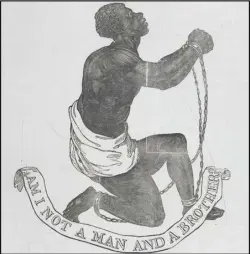  ?? Special to the MDR ?? This illustrati­on, found in the Library of Congress archives, was created by Josiah Wedgwood and became a symbol of abolitioni­sm and emancipati­on.