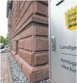 ?? FOTO: KORINTH ?? Das Landgerich­t Hechingen hat das Urteil gegen einen 60 Jahre alten Sigmaringe­r gefällt.
