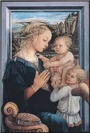  ?? PHOTO: GOOGLE ARTS & CULTURE ?? Filippo Lippi, Mary with Christ Child and Two Angels, tempera on panel, circa 1465. Uffizi, Florence.