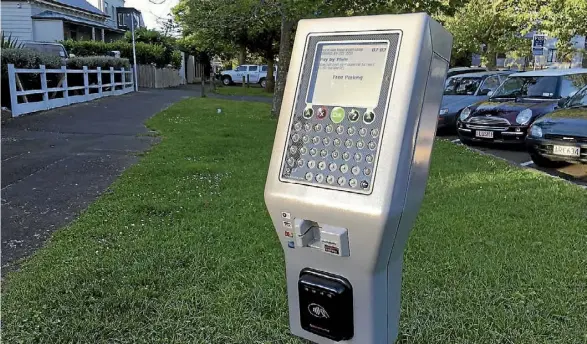  ?? SUPPLIED ?? The new ‘‘pay by plate’’ machines have started hitting Auckland streets.