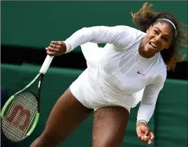  ?? (Photo AFP) ?? A  ans, Serena Williams va disputer sa  finale à Wimbledon.