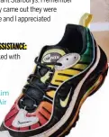  ??  ?? STYLING ASSISTANCE:
“I’ve worked with Olivia Kim x Nike Air Max 98