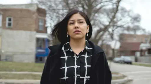  ?? PAT NABONG/SUN-TIMES ?? Martha Diaz, 22, is her parents’ safety net as they endure the immediate economic impact of the coronaviru­s crisis.